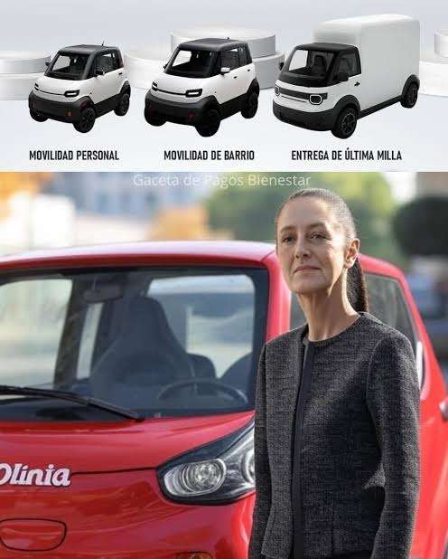 Vehículo eléctrico olinia 